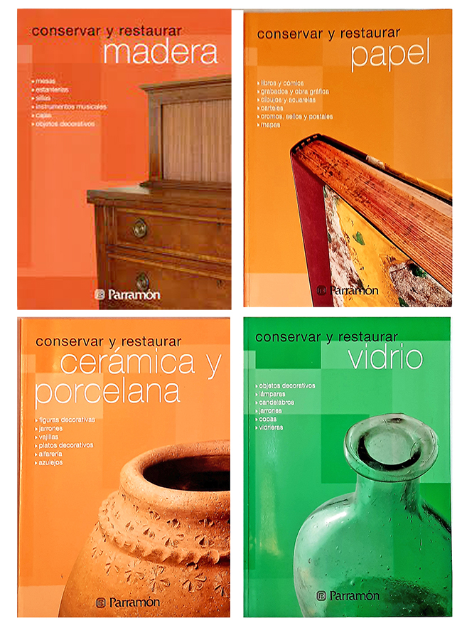 libros colección conservar y restaurar
