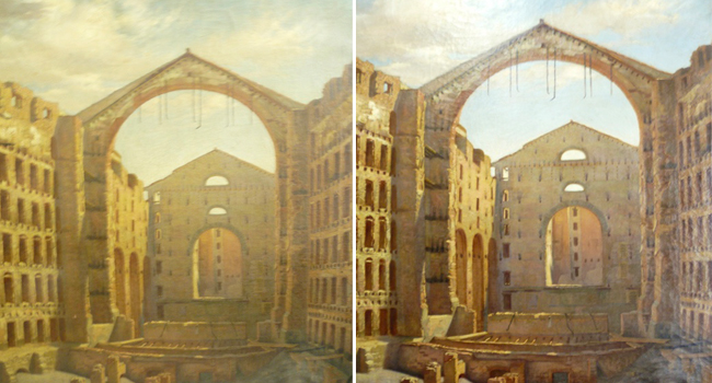 Restauración pintura: Tapiró i Baró
