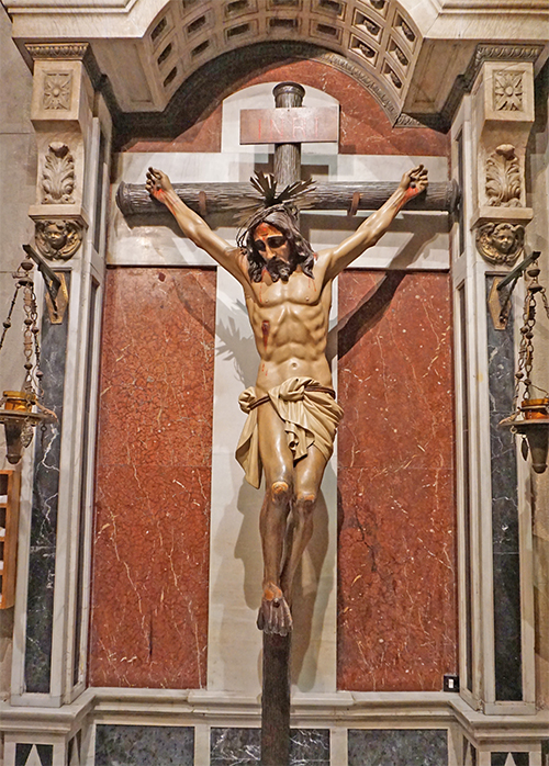 Restauración del Cristo de la Iglesia de la Bonanova